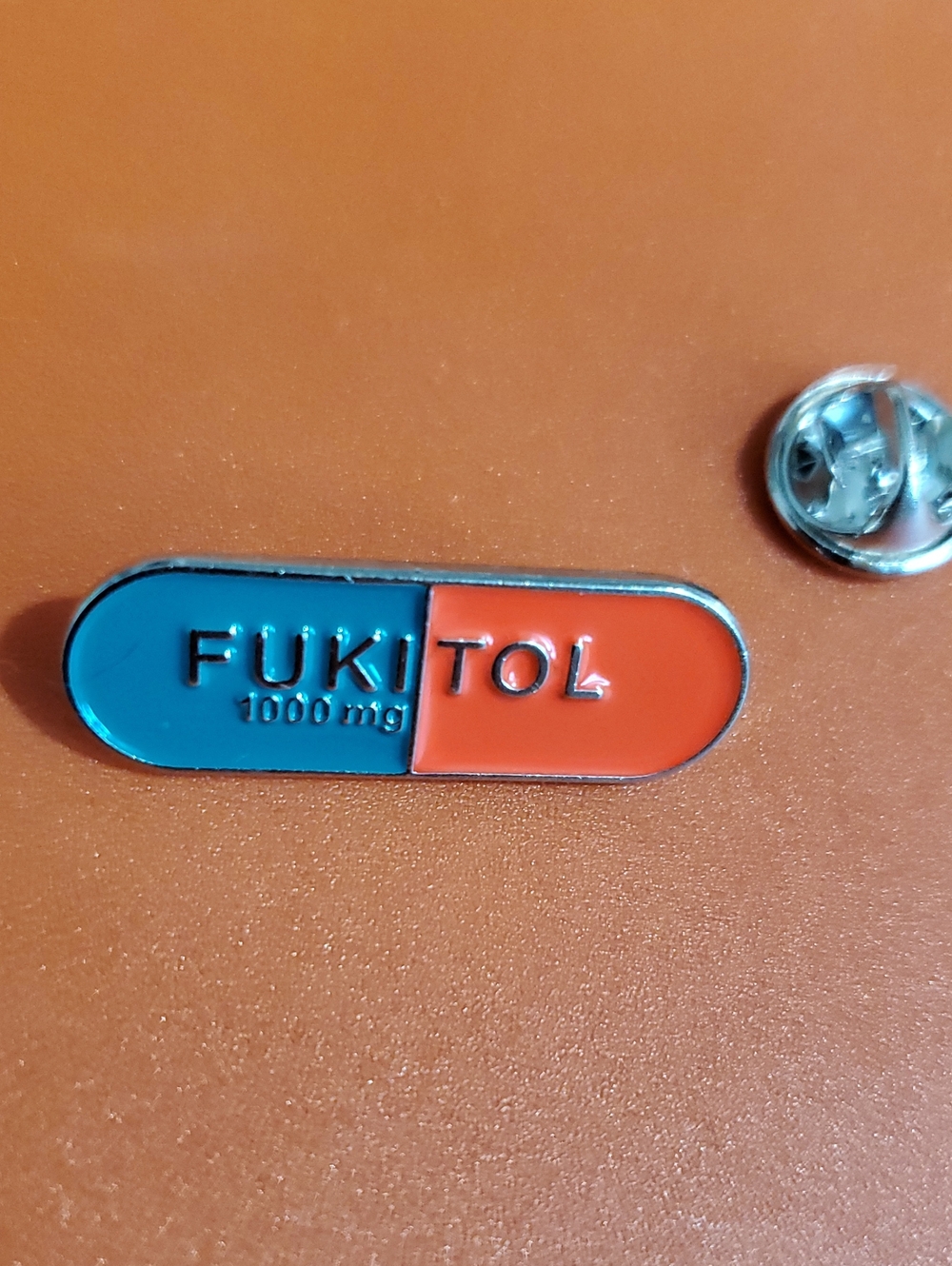 FUKITOL 1000mg Enamel Pin